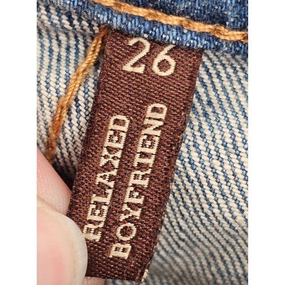 NWT Women's - Edyson Soho Distressed Relaxed Boyfriend Jeans, Size 26 - Picture 6 of 10